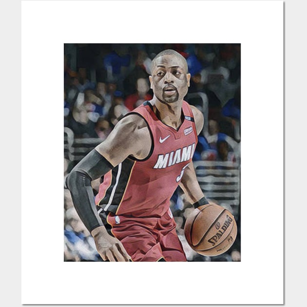 dwyane wade Wall Art by sepuloh